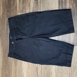 BandolinBlu, Women's jean Burmuda Shorts. Dark blue, Size 8